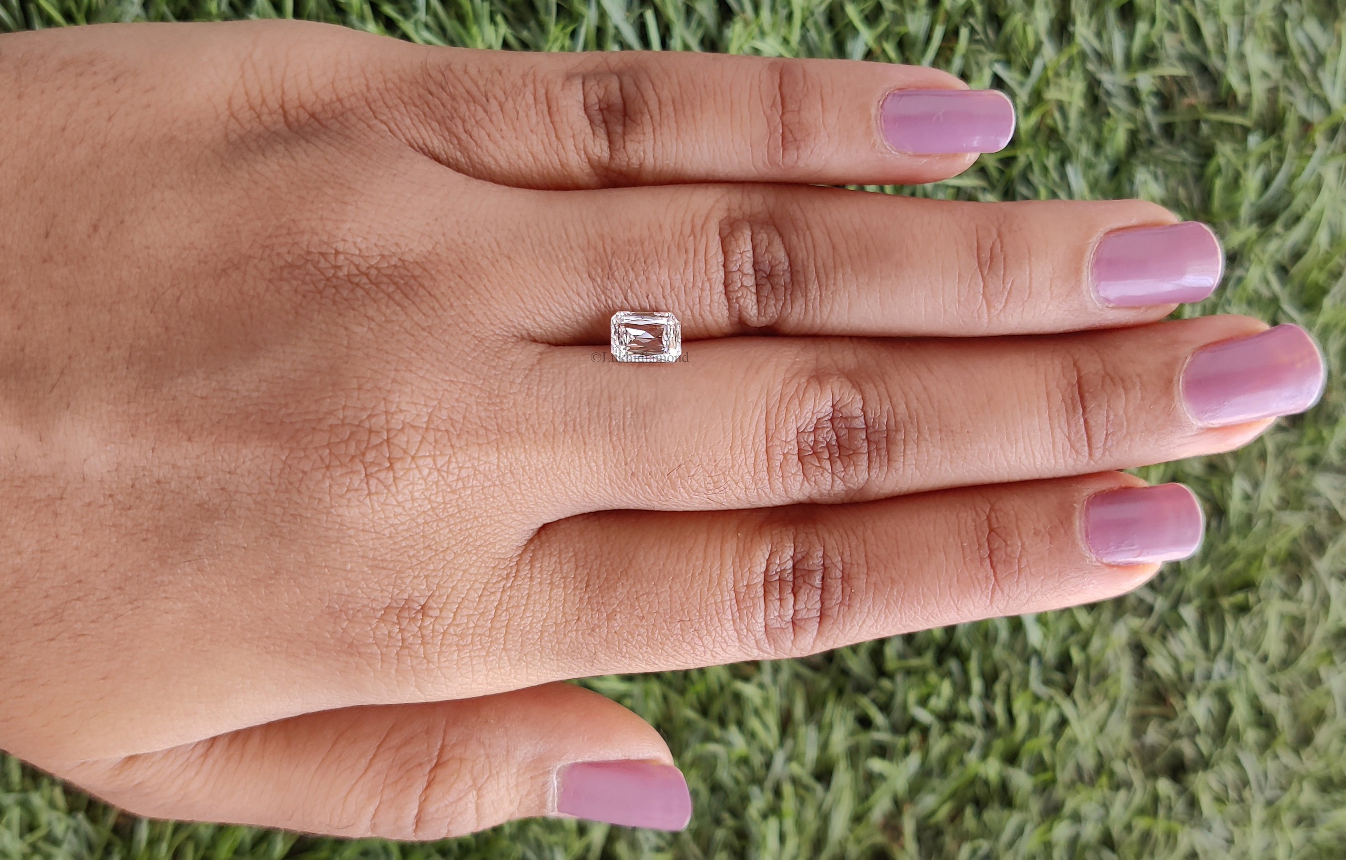 1.06 CT IGI Certified Radiant Cut Diamond White - D Color VVS2 Clarity Diamond Ashoka Cut Lab Grown CVD Diamond Lab Created Diamond L3229
