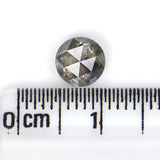 Natural Loose Round Rose Cut Diamond, Salt And Pepper Round Diamond, Natural Loose Diamond, Rose Cut Diamond, 0.93 CT Round Shape L2941