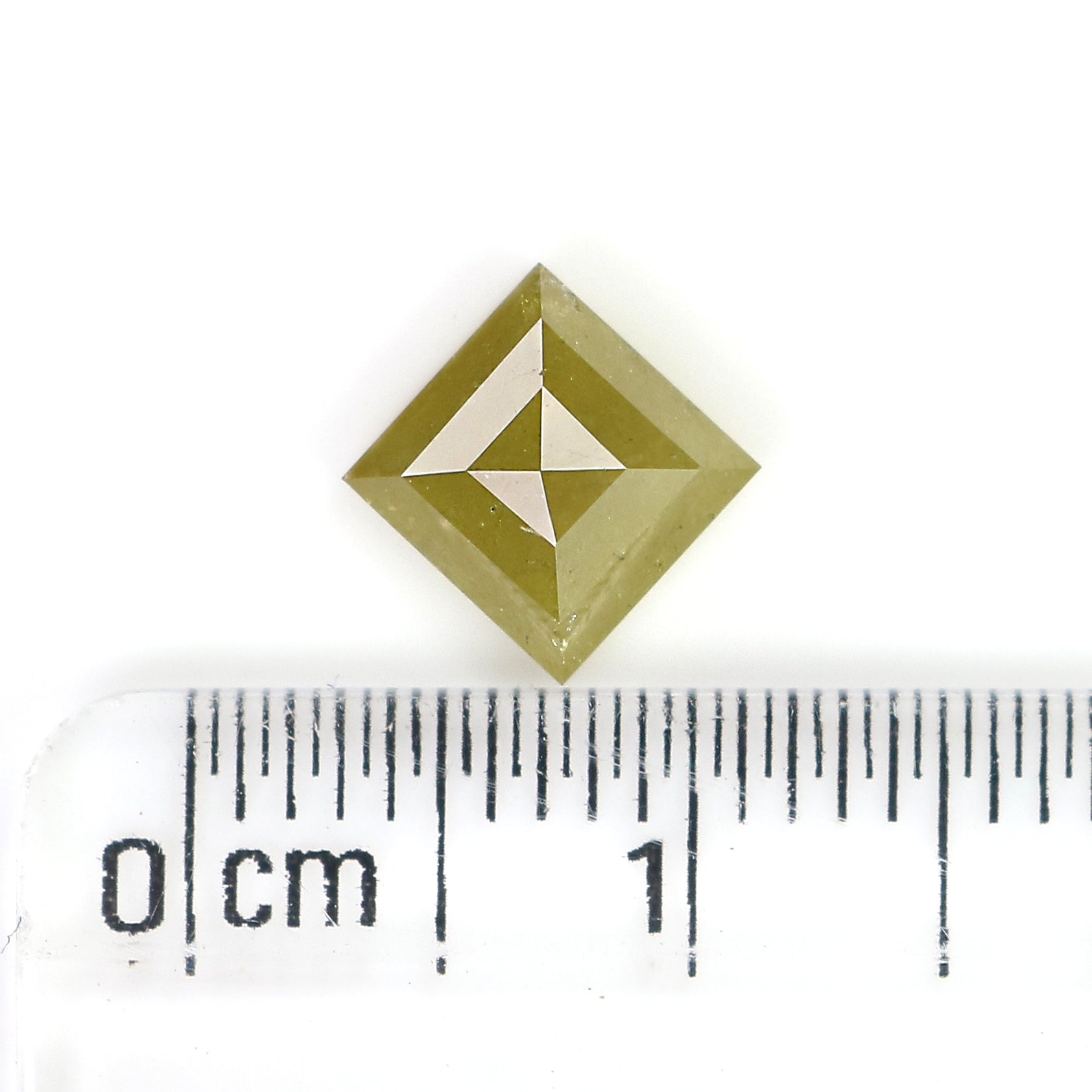 1.29 Ct Natural Loose Kite Shape Diamond Yellow Color Kite Shape Diamond 8.45 MM Natural Loose Diamond Yellow Kite Rose Cut Diamond QK2235