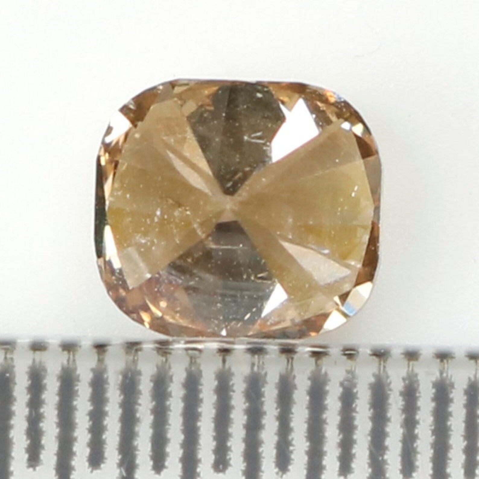 0.52 CT Natural Loose Cushion Diamond Brown Color Cushion Cut Diamond 4.60 MM Natural Loose Diamond Cushion Brilliant Cut Diamond NQ1304