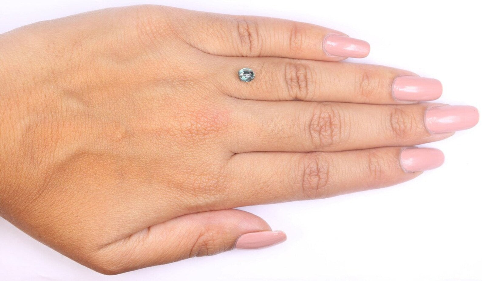 0.78 CT Natural Loose Crystal Rough Diamond Blue Color Rough Shape Diamond 5.55 MM Natural Loose Diamond Rough Irregular Cut Diamond NQ1999