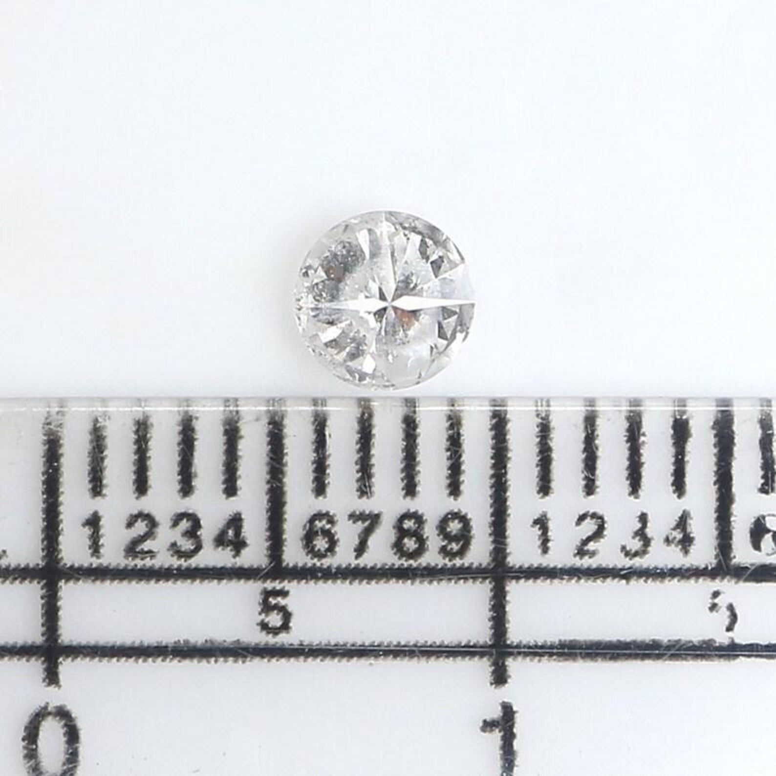 0.26 CT Natural Loose Round Cut Diamond Grey Color Round Diamond 4.10 MM Natural Diamond White Color Round Brilliant Cut Diamond NQ7712