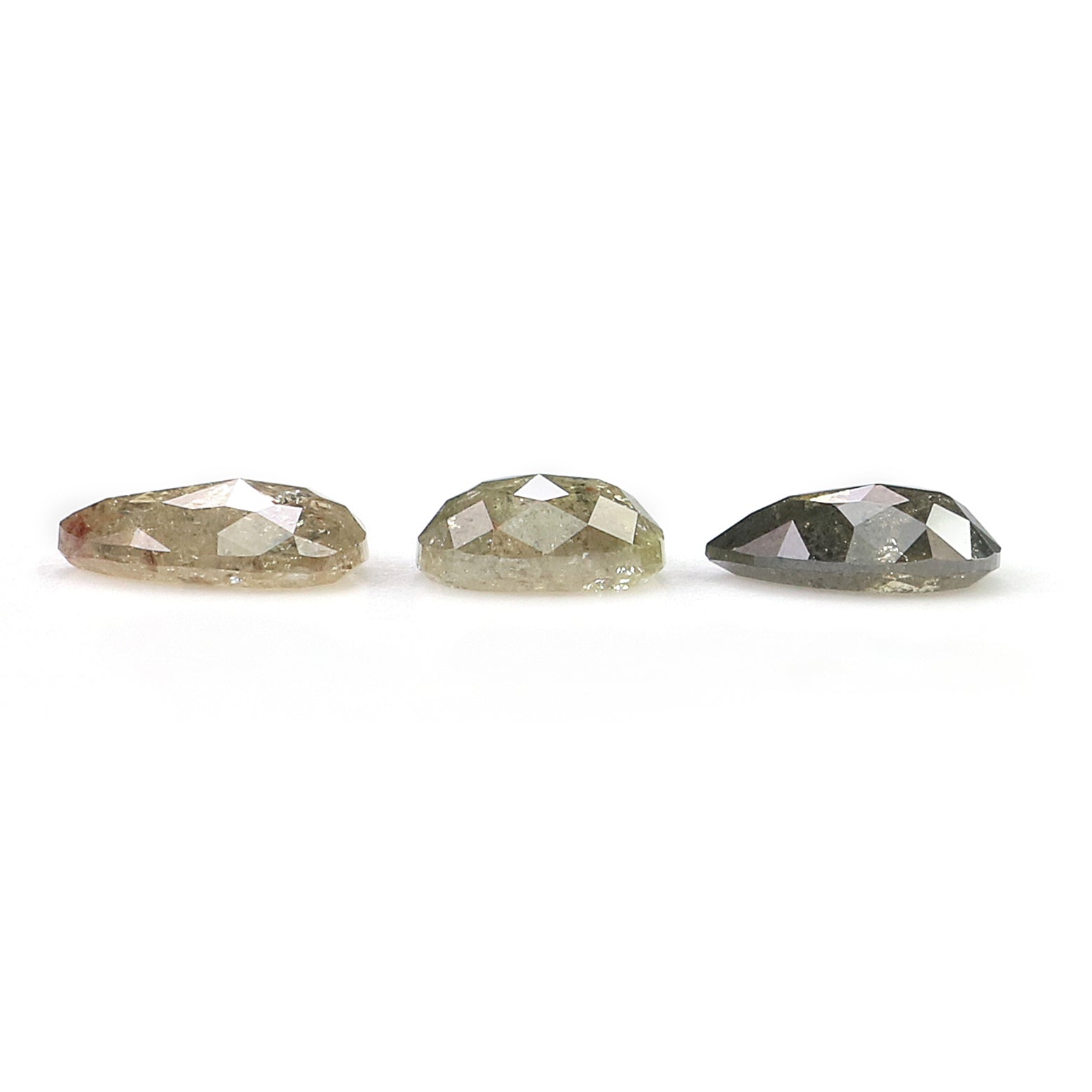 1.80 CT Natural Loose Mix Shape Diamond Salt And Pepper Mix Shape Diamond 5.80 MM Natural Loose Grey Color Mix Shape Rose Cut Diamond L656