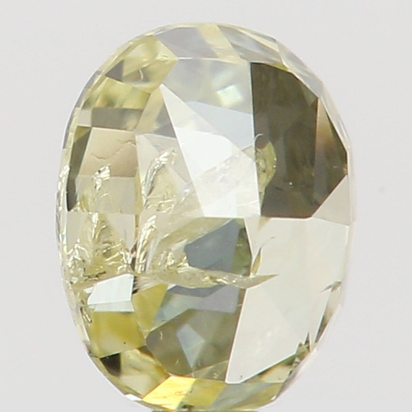 0.20 Ct Natural Loose Diamond Oval Yellow Color I2 Clarity 3.80 MM N7263