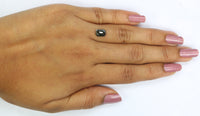 Natural Loose Emerald Diamond, Black Color Diamond, Natural Loose Diamond, Emerald Rose Cut Diamond, 1.67 CT Emerald Shape Diamond KDL2853
