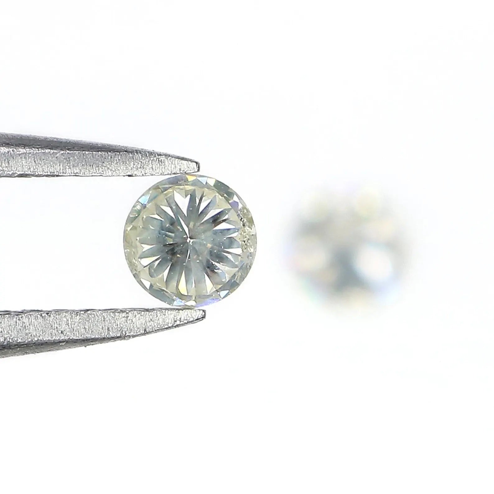 0.37 CT Natural Loose Round Shape Pair Diamond White - J Color Round Cut Diamond 3.60 MM Natural Loose Round Brilliant Cut Diamond NQ1868