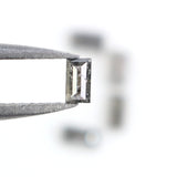 Natural Loose Baguette Diamond, Salt And Pepper Baguette Diamond, Natural Loose Diamond, Baguette Diamond, 0.49 CT Baguette Shape L2816