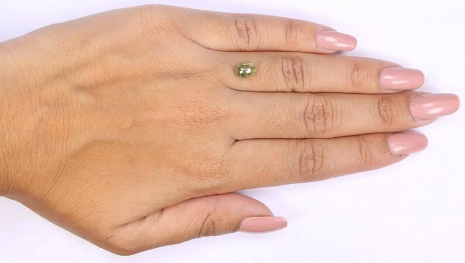 1.30 CT Natural Loose Pear Shape Diamond Yellow Color Pear Cut Diamond 7.90 MM Natural Diamond Green Color Pear Rose Cut Diamond NQ9110