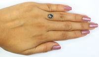Natural Loose Cushion Diamond, Salt And Pepper Diamond, Natural Loose Diamond, Cushion Rose Cut Diamond, 2.04 CT Cushion Shape Diamond KDL2887