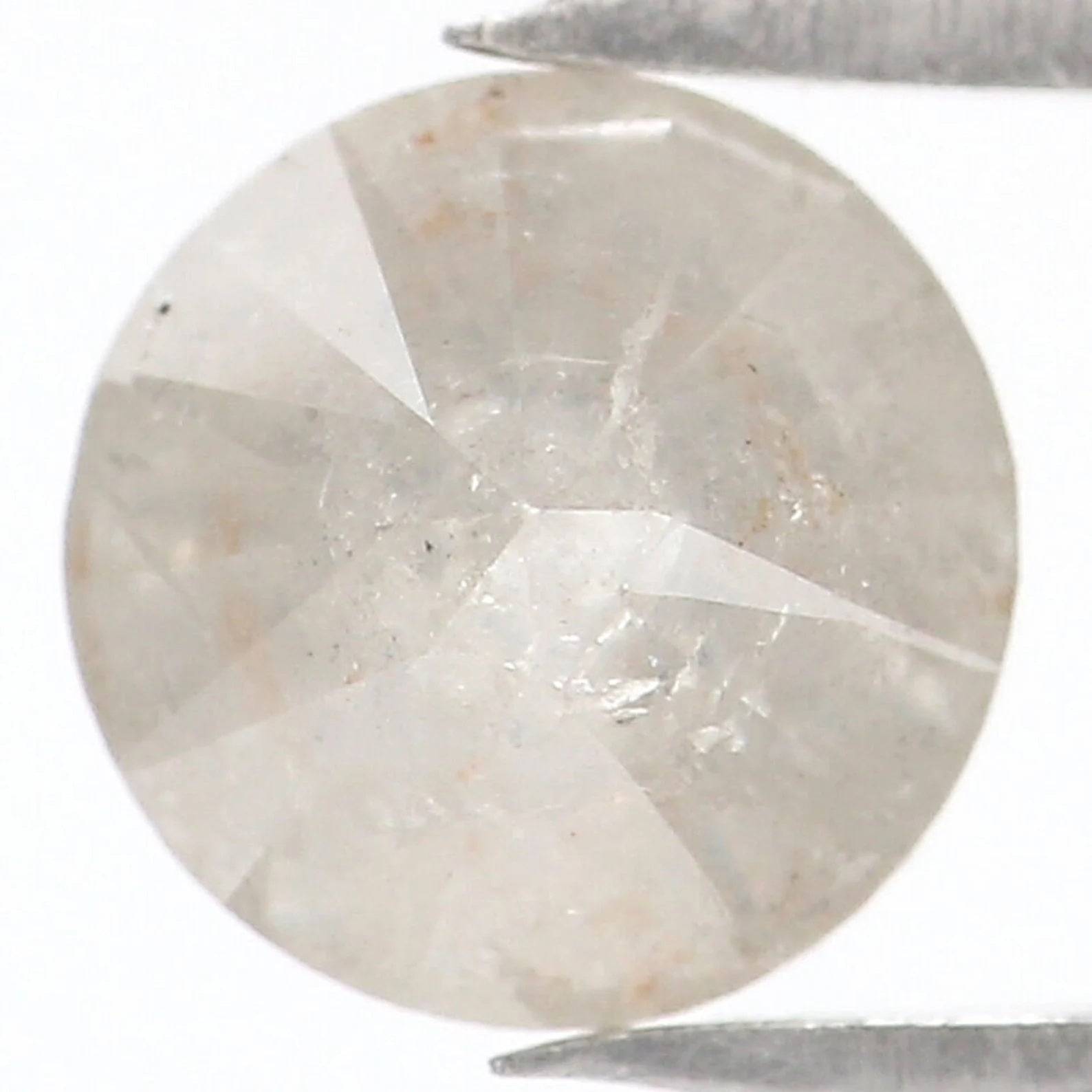 1.51 CT Natural Loose Round Brilliant Cut Diamond Ice Grey Color Round Diamond 6.50 MM Natural Loose Diamond Round Shape Diamond QN9760