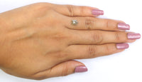 Natural Loose Pentagon Diamond, Grey Color Diamond, Natural Loose Diamond, Pentagon Rose Cut Diamond, 1.29 CT Pentagon Shape Diamond L2855
