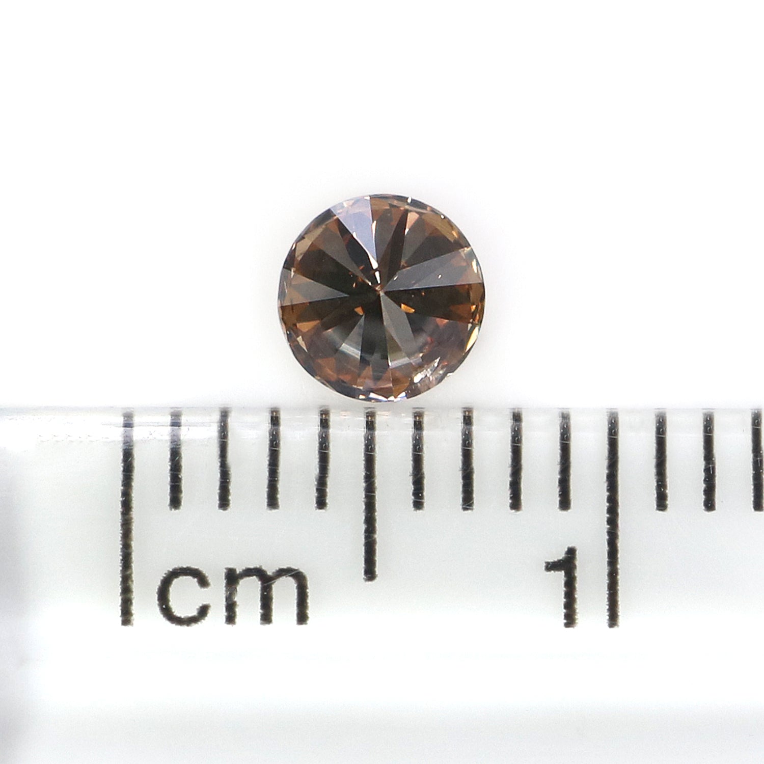 0.32 Ct Natural Loose Round Shape Diamond Brown Color Round Cut Diamond 4.30 MM Natural Loose Brown Color Round Brilliant Cut Diamond LQ486