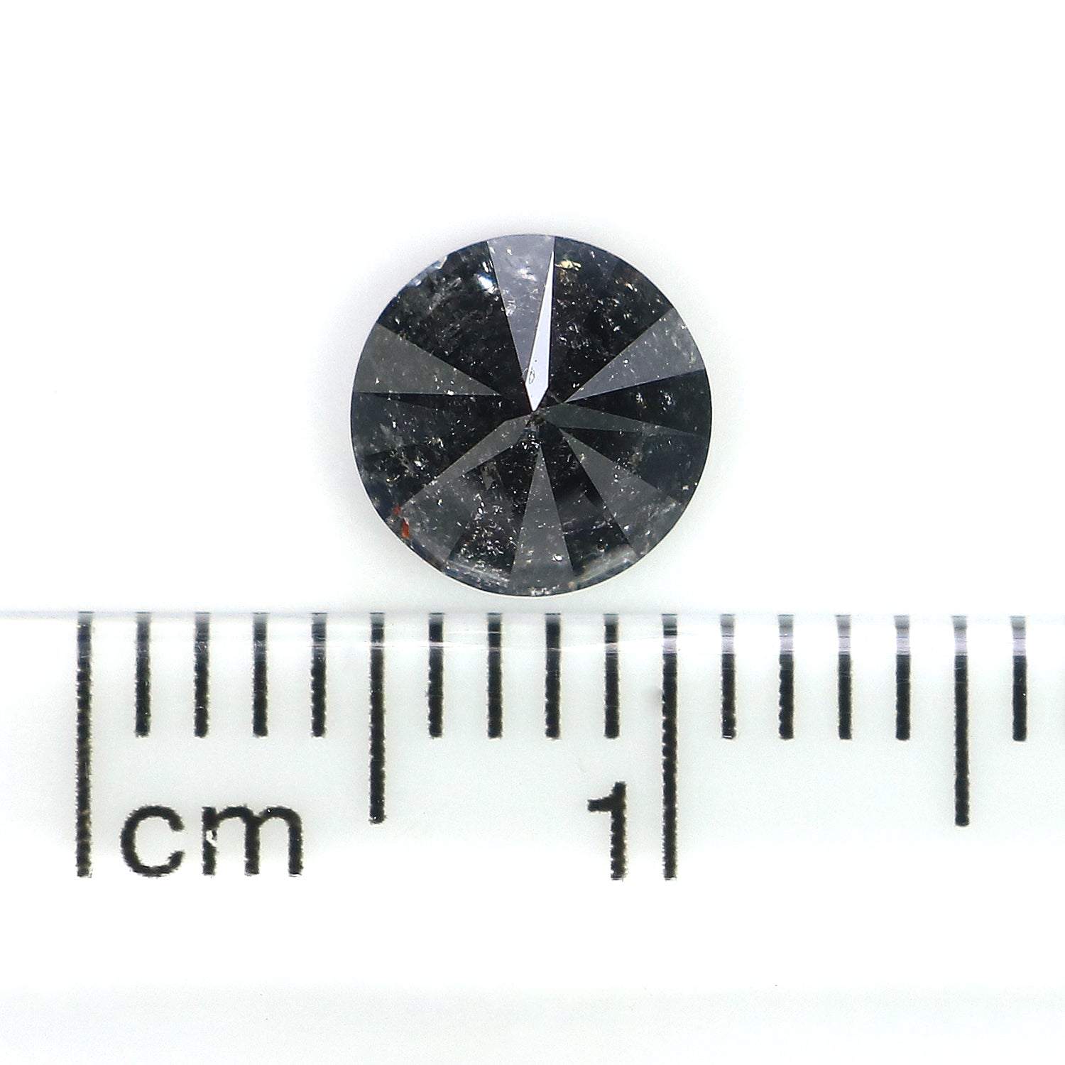1.07 CT Natural Loose Round Shape Diamond Salt And Pepper Round Cut Diamond 6.20 MM Natural Loose Diamond Round Brilliant Cut Diamond LQ958