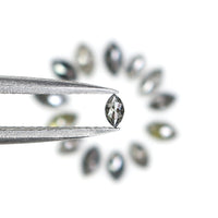 Natural Loose Marquise Diamond, Salt And Pepper Marquise Diamond, Natural Loose Diamond, Marquise Cut Diamond, 1.00 CT Marquise Shape L2911