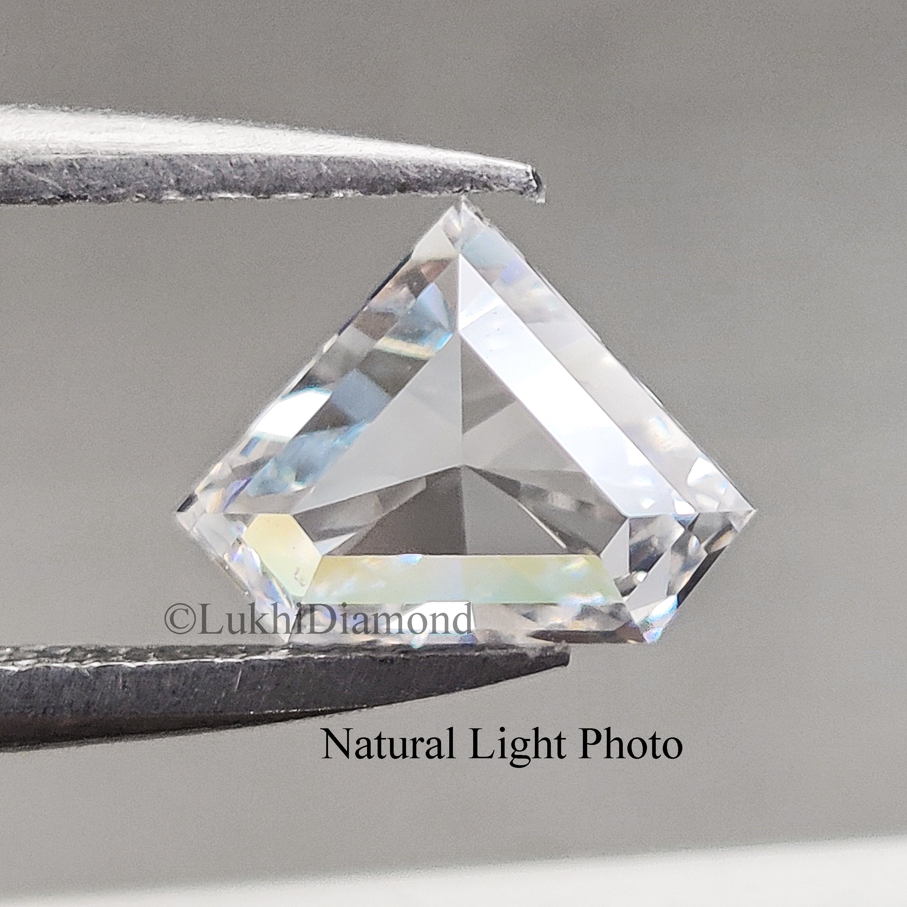 1.04 CT IGI Certified Shield Modified Brilliant Cut Diamond White - E Color VVS2 Clarity Lab Grown Diamond Lab Created CVD Diamond Q178