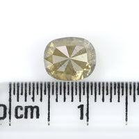 Natural Loose Cushion Diamond, Grey Color Diamond, Natural Loose Diamond, Cushion Rose Cut Diamond, 1.29 CT Cushion Shape Diamond KDL7333