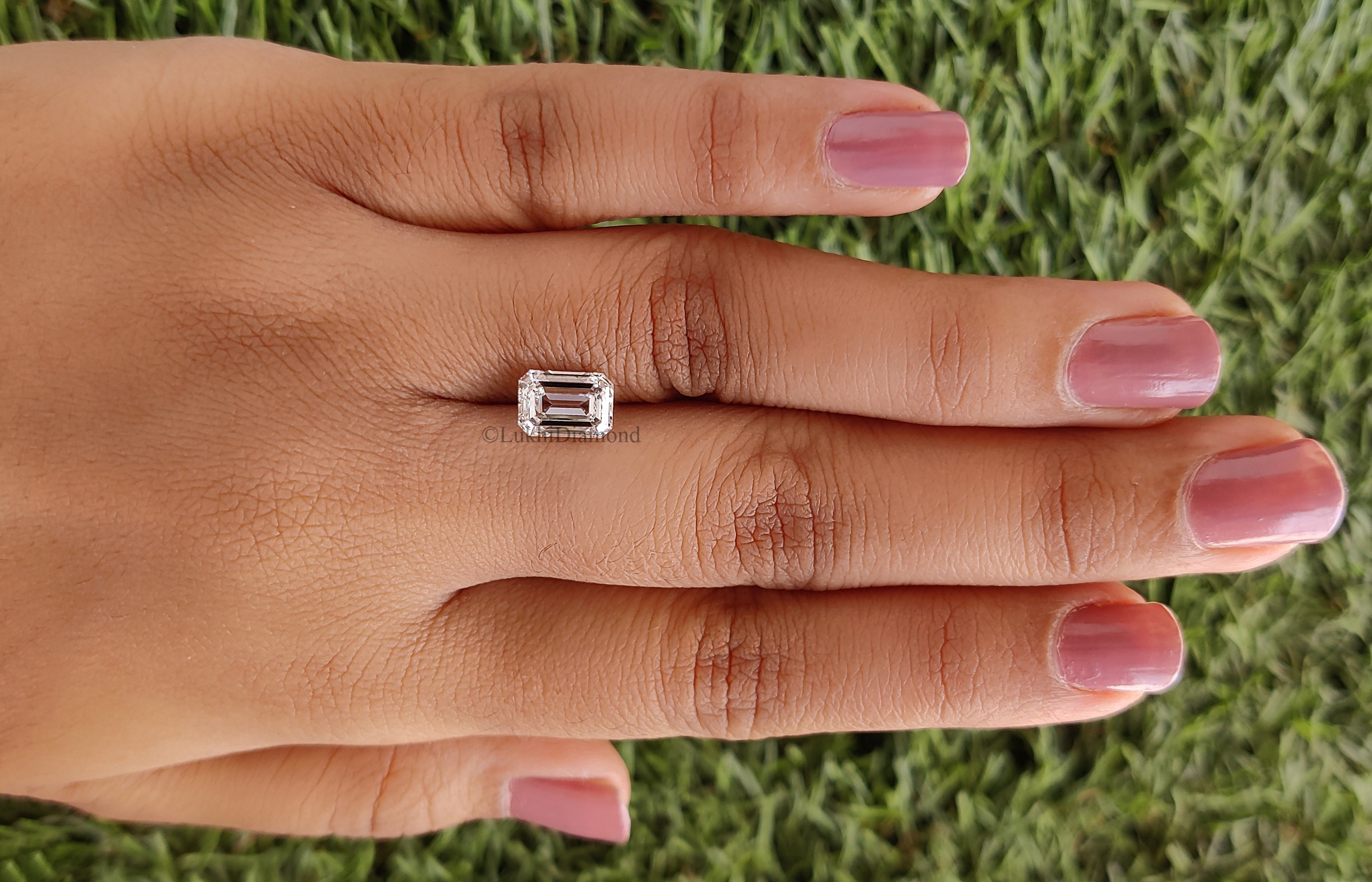 2.01 CT IGI Certified Emerald Cut Diamond White - D Color VVS2 Clarity Lab Grown Diamond Lab Created Emerald Diamond CVD Diamond L3221