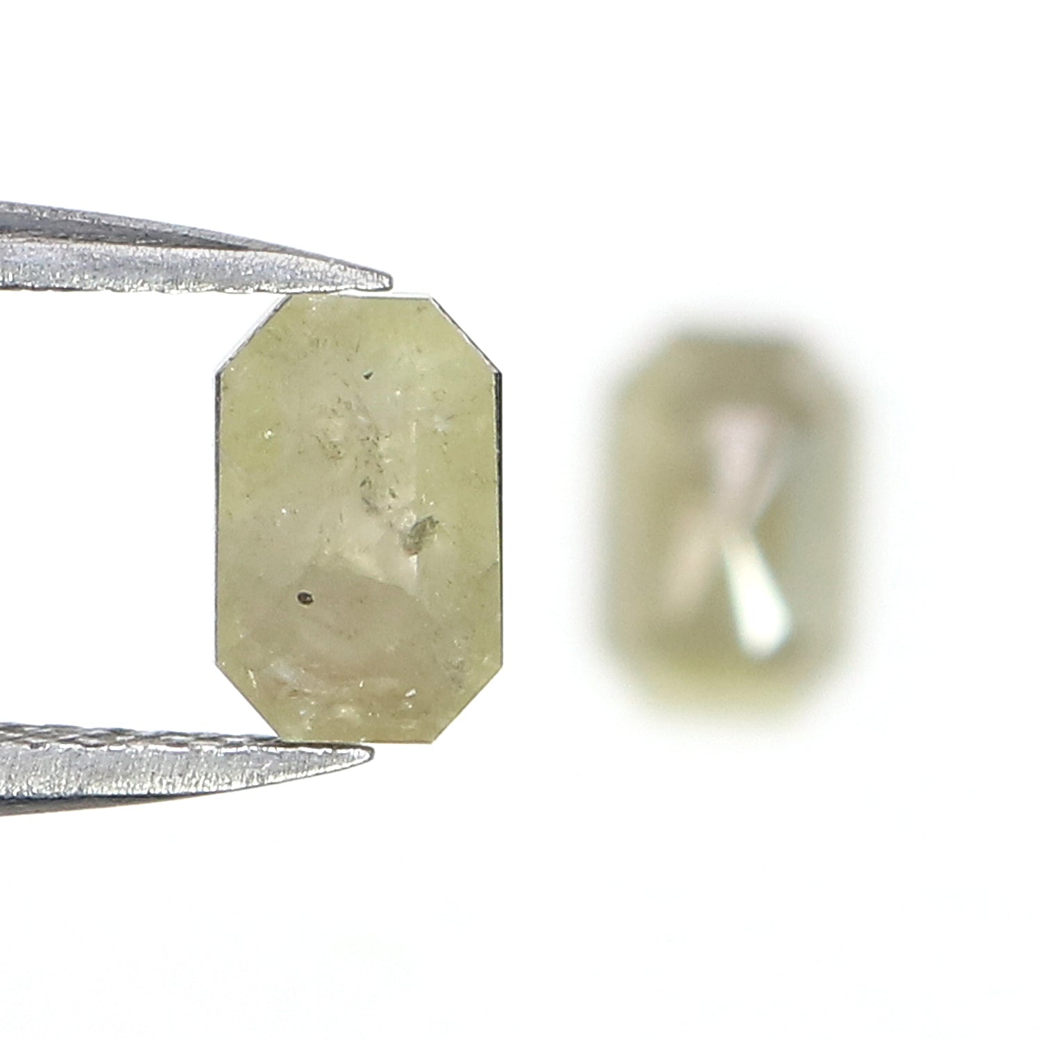 1.12 CT Natural Loose Emerald Pair Diamond Grey Color Diamond 6.40 MM Natural Loose Diamond Emerald Diamond Emerald Cut Pair Diamond KQ2720