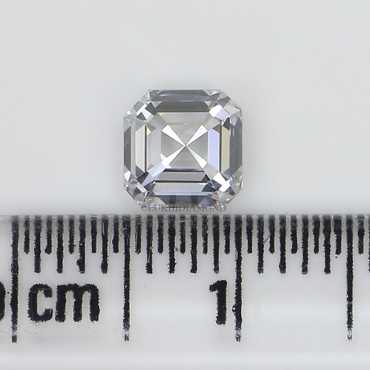 IGI Certified 1 Ct, 1.5 Ct, 2 Ct, 2.5 Ct, 3 Ct Asscher Brilliant Cut E/F Color VS Clarity Lab Grown Diamond Lab Created Loose Diamond Q114