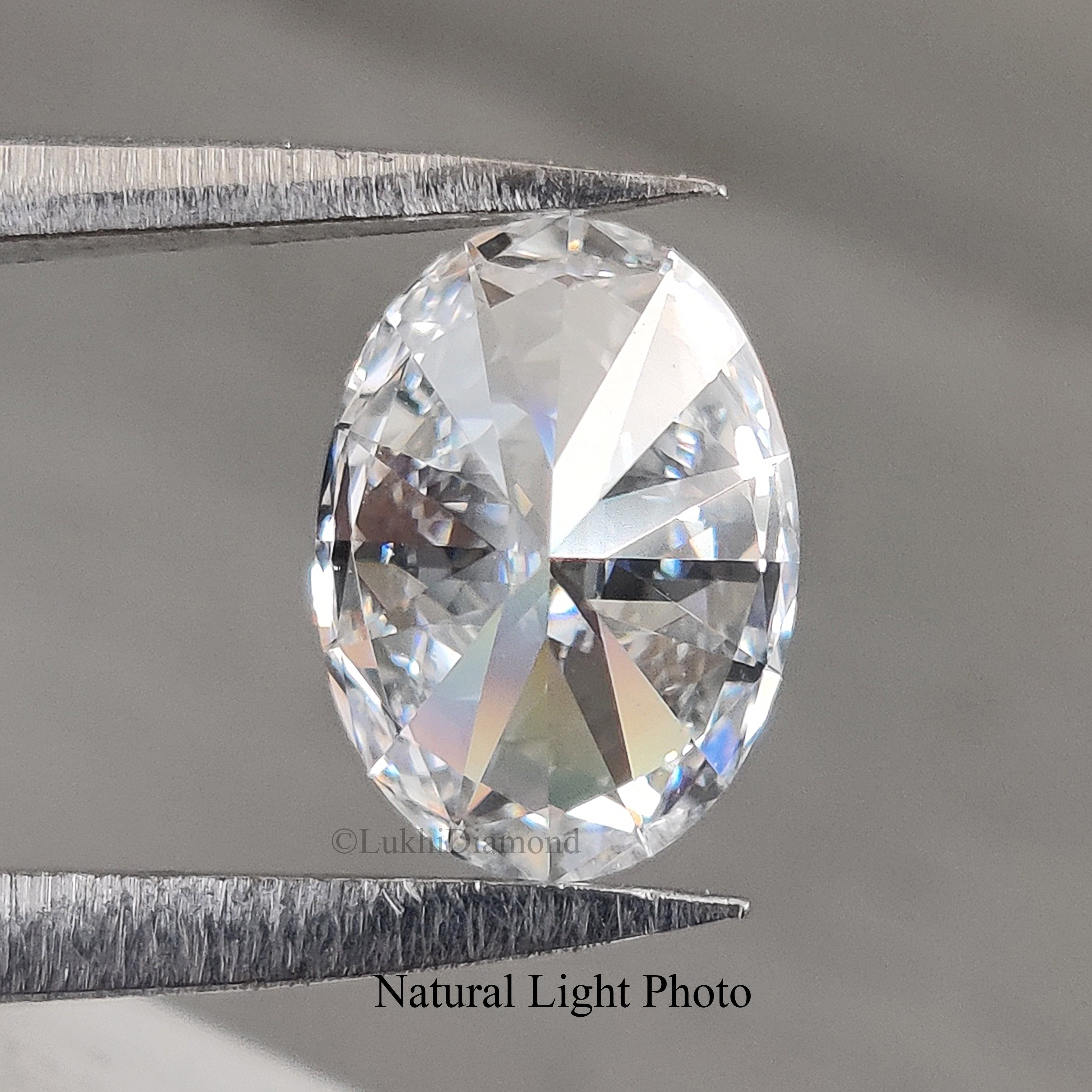 IGI Certified 1 Ct, 1.5 Ct, 2 Ct, 2.5 Ct, 3 Ct Oval Brilliant Cut Lab Grown Diamond Lab Created Loose Diamond for Engagement Ring Q108