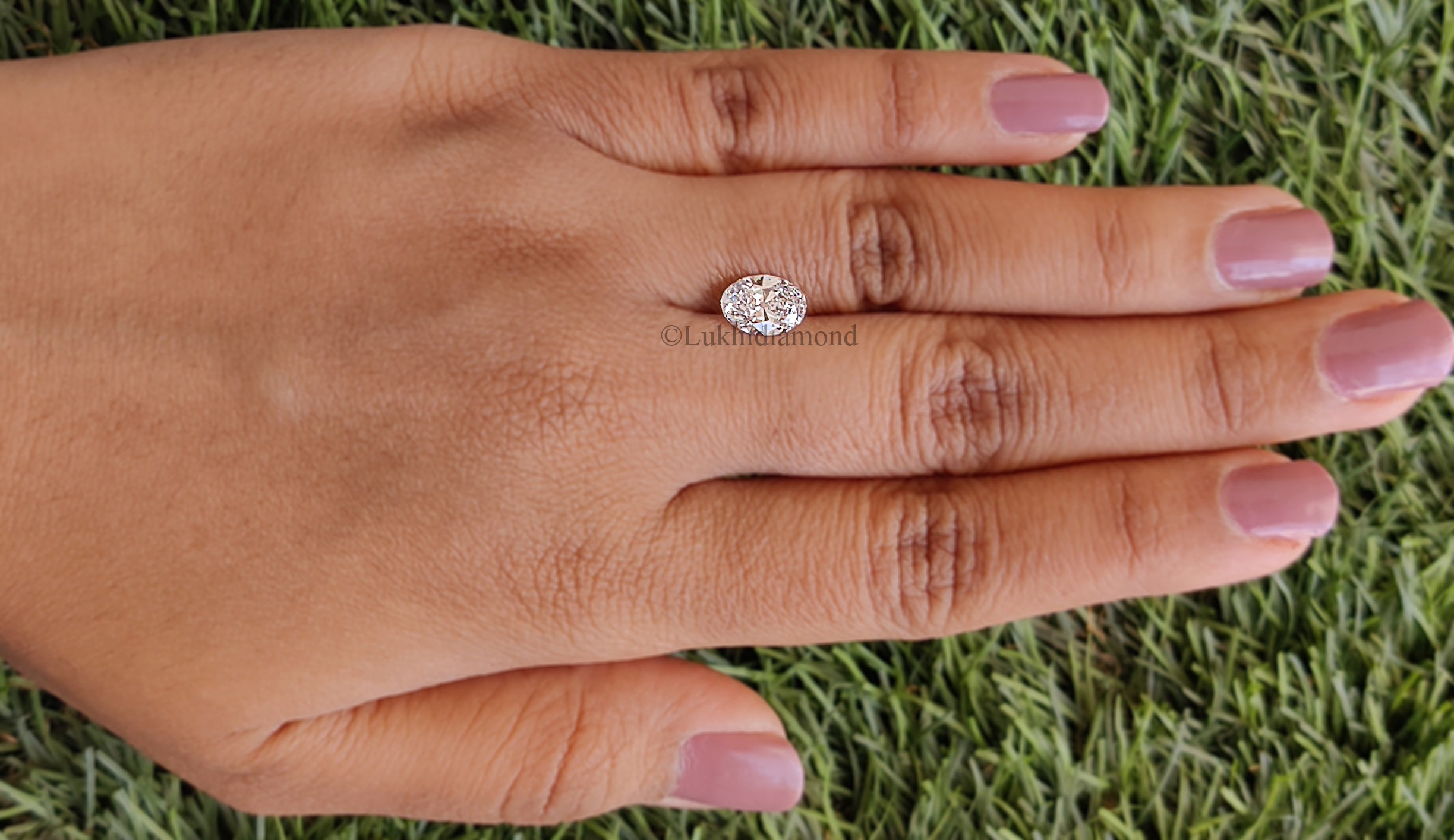 1.38 CT IGI Certified Oval Old European Cut Diamond White -D Color VVS2 Clarity Diamond Lab Grown Diamond Lab Created Oval CVD Diamond L3285