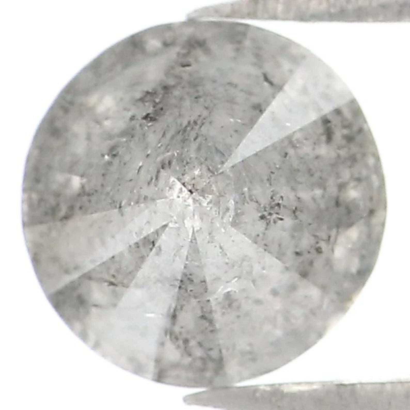 0.94 CT Natural Loose Round Shape Diamond Grey Color Round Cut Diamond 5.80 MM Natural Loose Diamond Round Brilliant Cut Diamond NQ9142