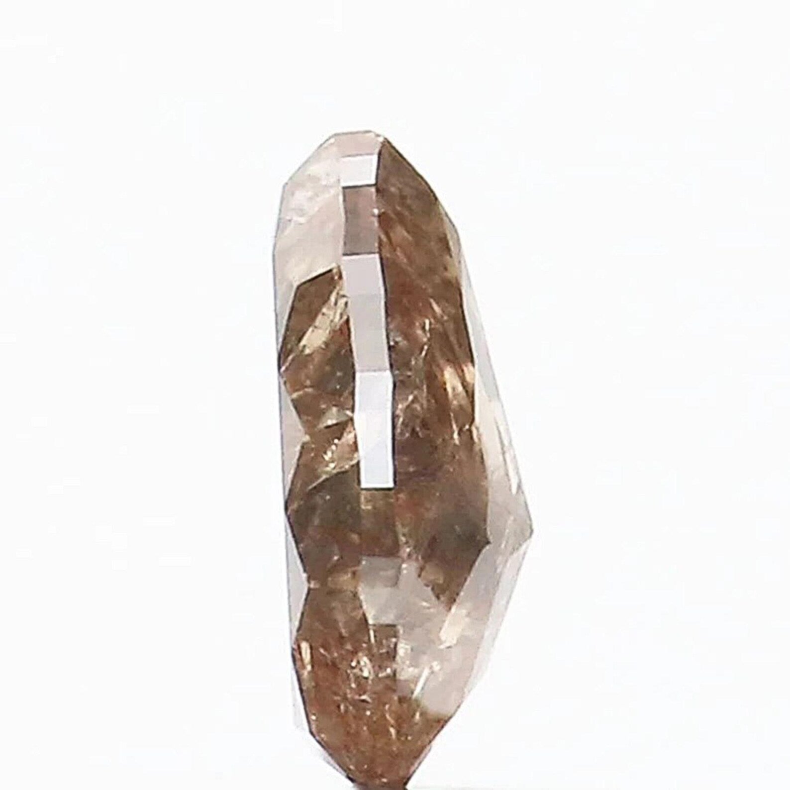 0.40 Ct Natural Loose Pear Shape Diamond Brown Color Pear Cut Diamond 5.75 MM Natural Loose Brown Color Diamond Pear Rose Cut Diamond NQ135
