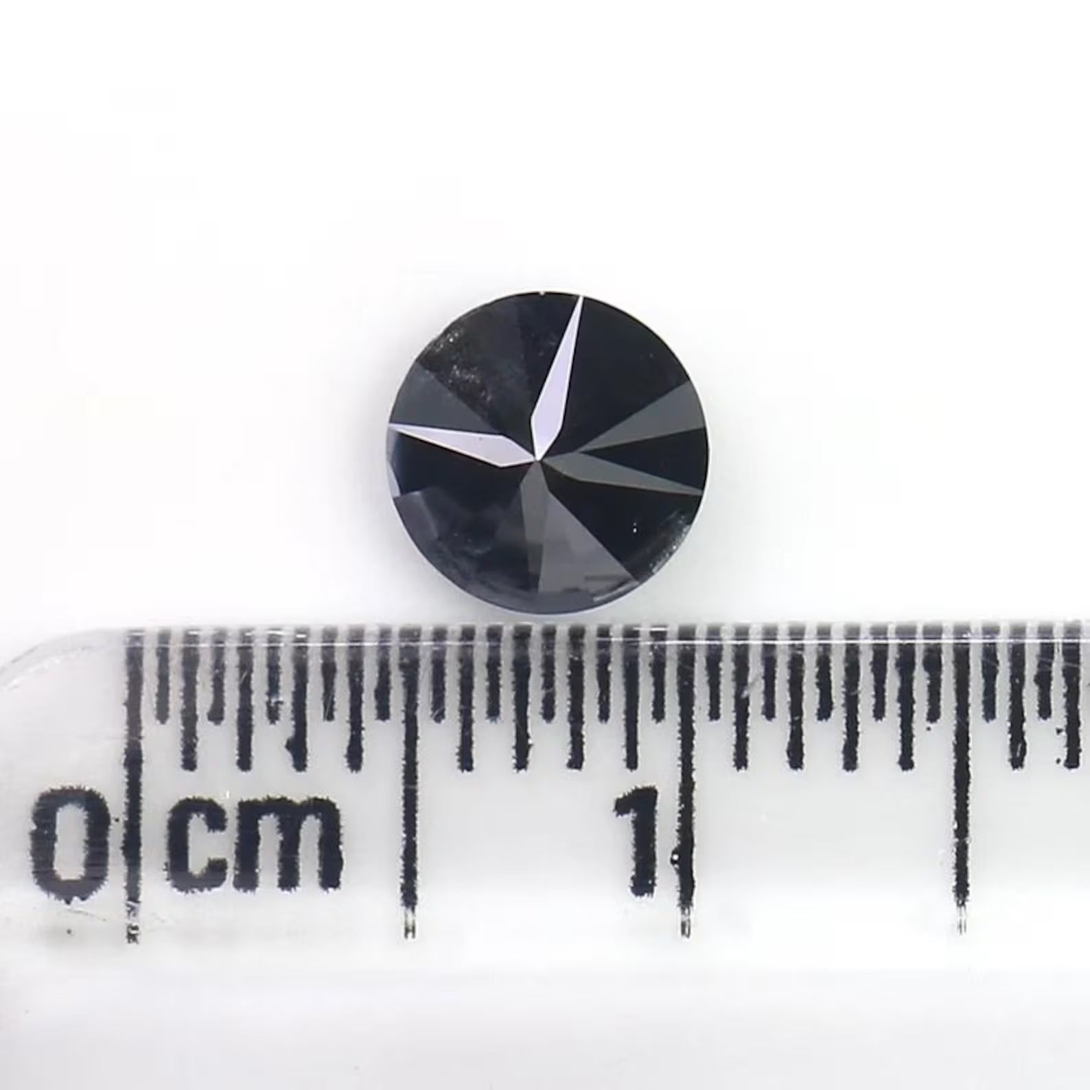 0.90 CT Natural Loose Round Shape Diamond Black Color Round Cut Diamond 5.80 MM Natural Loose Diamond Round Brilliant Cut Diamond NQ7914