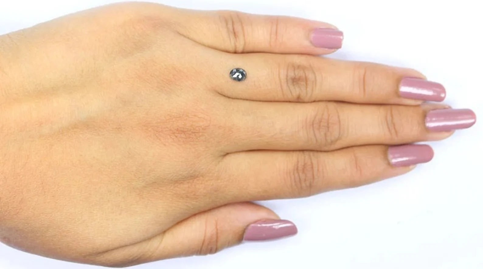 0.45 CT Natural Loose Oval Shape Diamond Salt And Pepper Oval Cut Diamond 5.15 MM Natural Diamond Black Grey Oval Rose Cut Diamond NQ2140