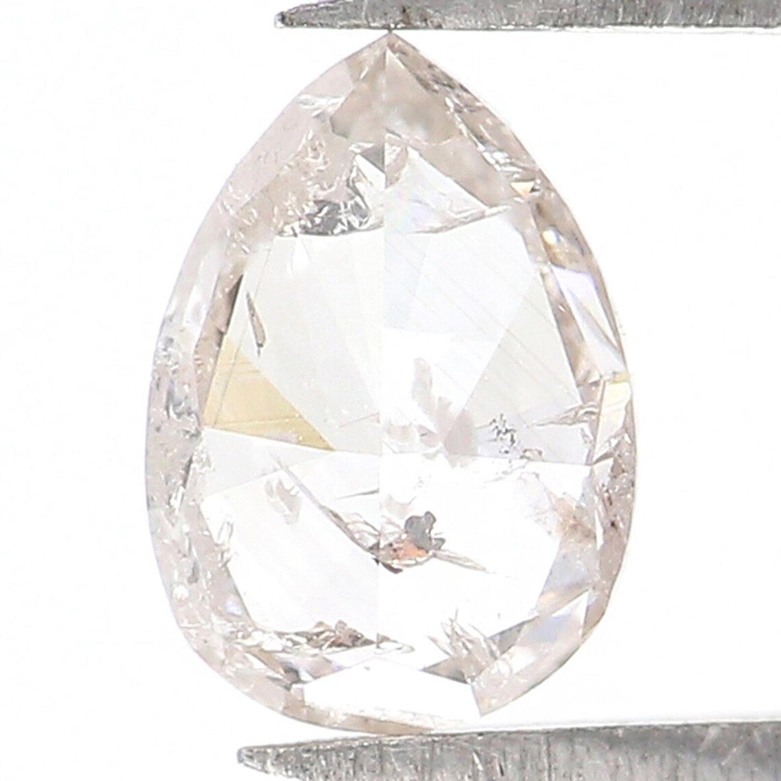 0.51 CT Natural Loose Pear Shape Diamond Light Brown Color Pear Cut Diamond 6.20 MM Natural Brown Color Pear Brilliant Cut Diamond NQ8747