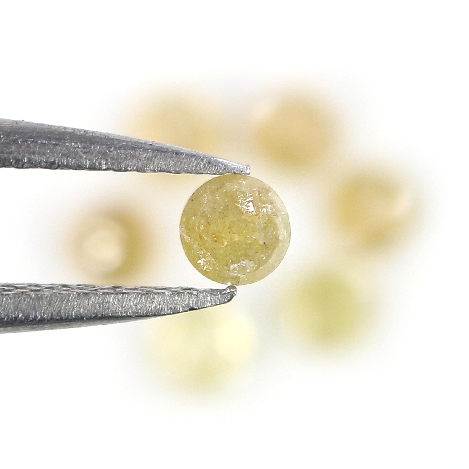1.22 CT Natural Loose Round Rose Cut Diamond Yellow Color Round Shape Diamond 3.10 MM Natural Yellow Color Round Rose Cut Diamond NQ1742