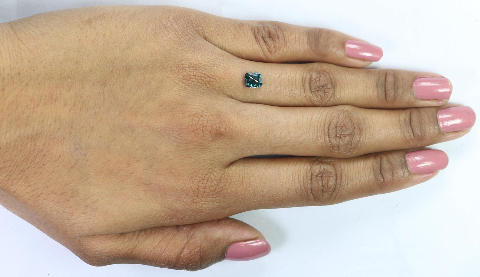 0.92 Ct Natural Loose Cushion Shape Diamond Blue Color Cushion Cut Diamond 5.85 MM Natural Loose Diamond Blue Cushion Shape Diamond NQ368