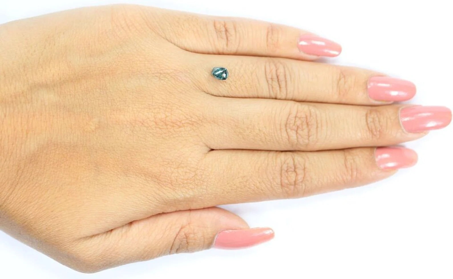 0.75 CT Natural Loose Rough Shape Diamond Blue Color Rough Cut Diamond 5.30 MM Natural Loose Diamond Blue Rough Irregular Cut Diamond NQ2051