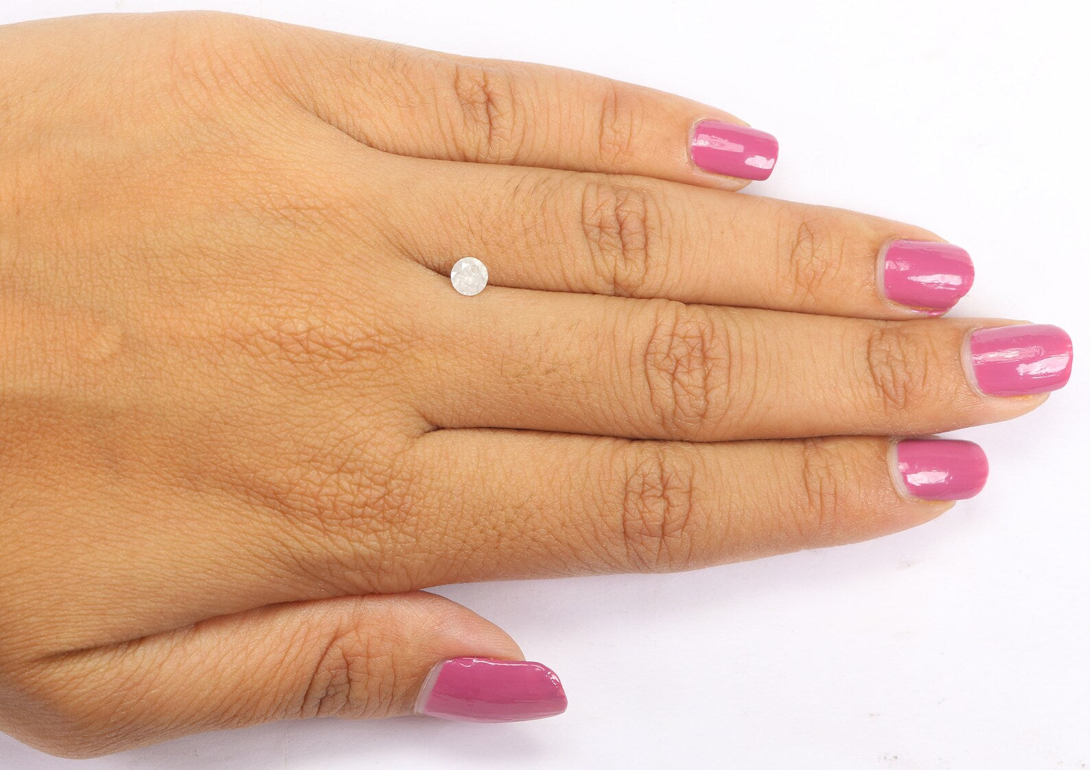 0.33 CT Natural Loose Round Brilliant Cut Diamond Salt And Pepper Round Diamond 4.35 MM Natural Loose Grey Color Round Shape Diamond N7711