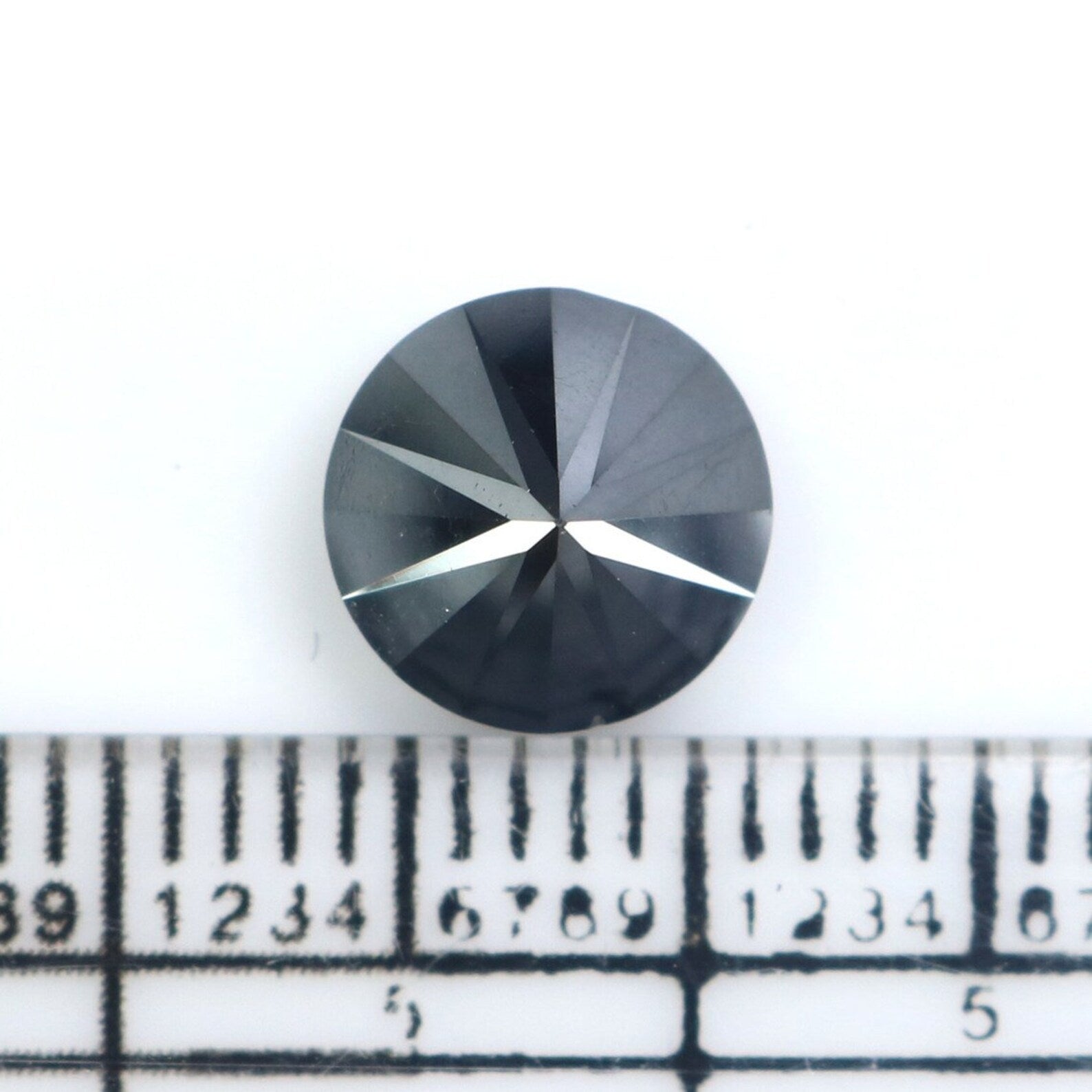 2.25 CT Natural Loose Round Brilliant Cut Diamond Black Color Round Diamond 7.75 MM Natural Loose Diamond Black Round Shape Diamond NQ2415