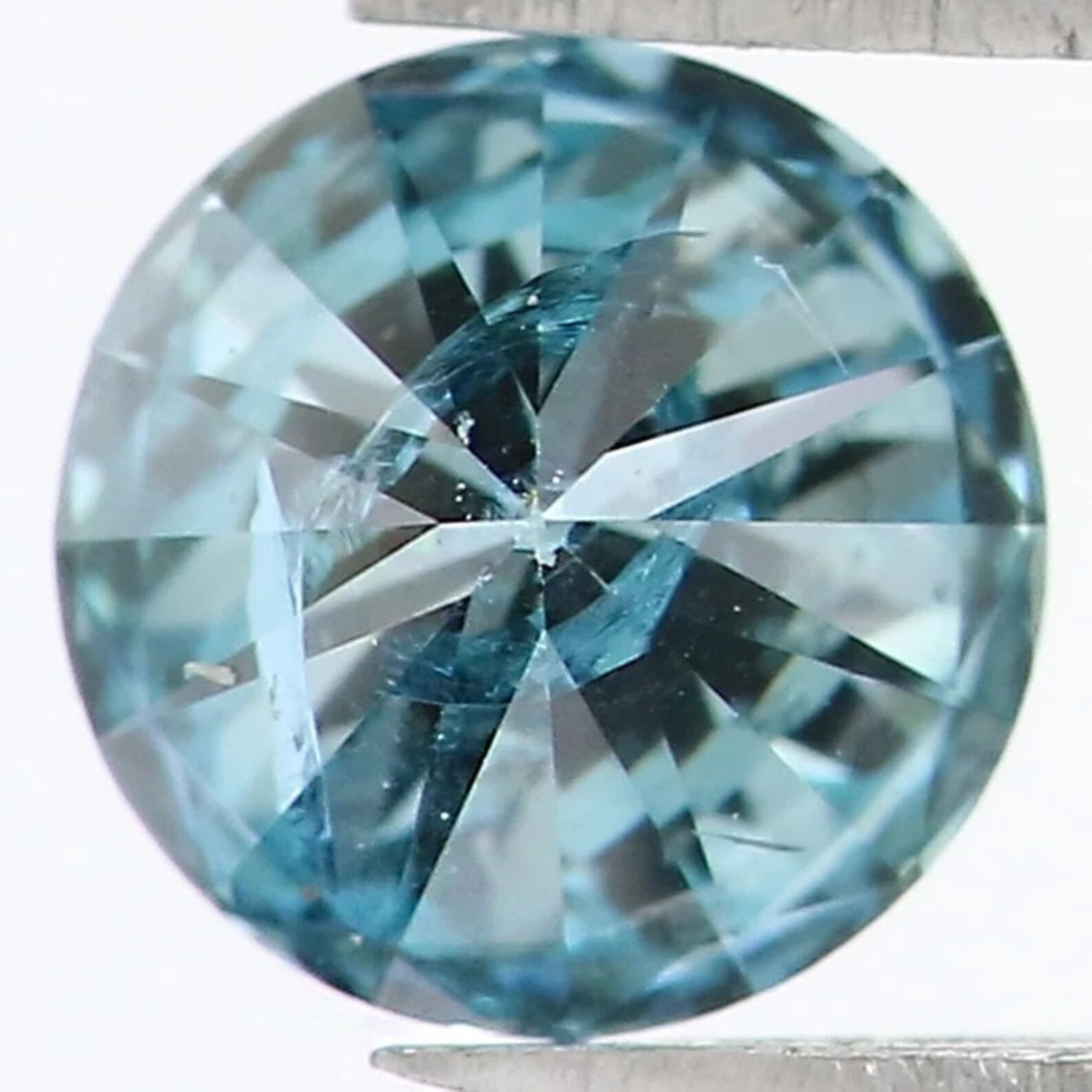 0.40 CT Natural Loose Round Shape Diamond Blue Color Round Diamond 4.60 MM Natural Diamond Blue Color Round Brilliant Cut Diamond NQ1748