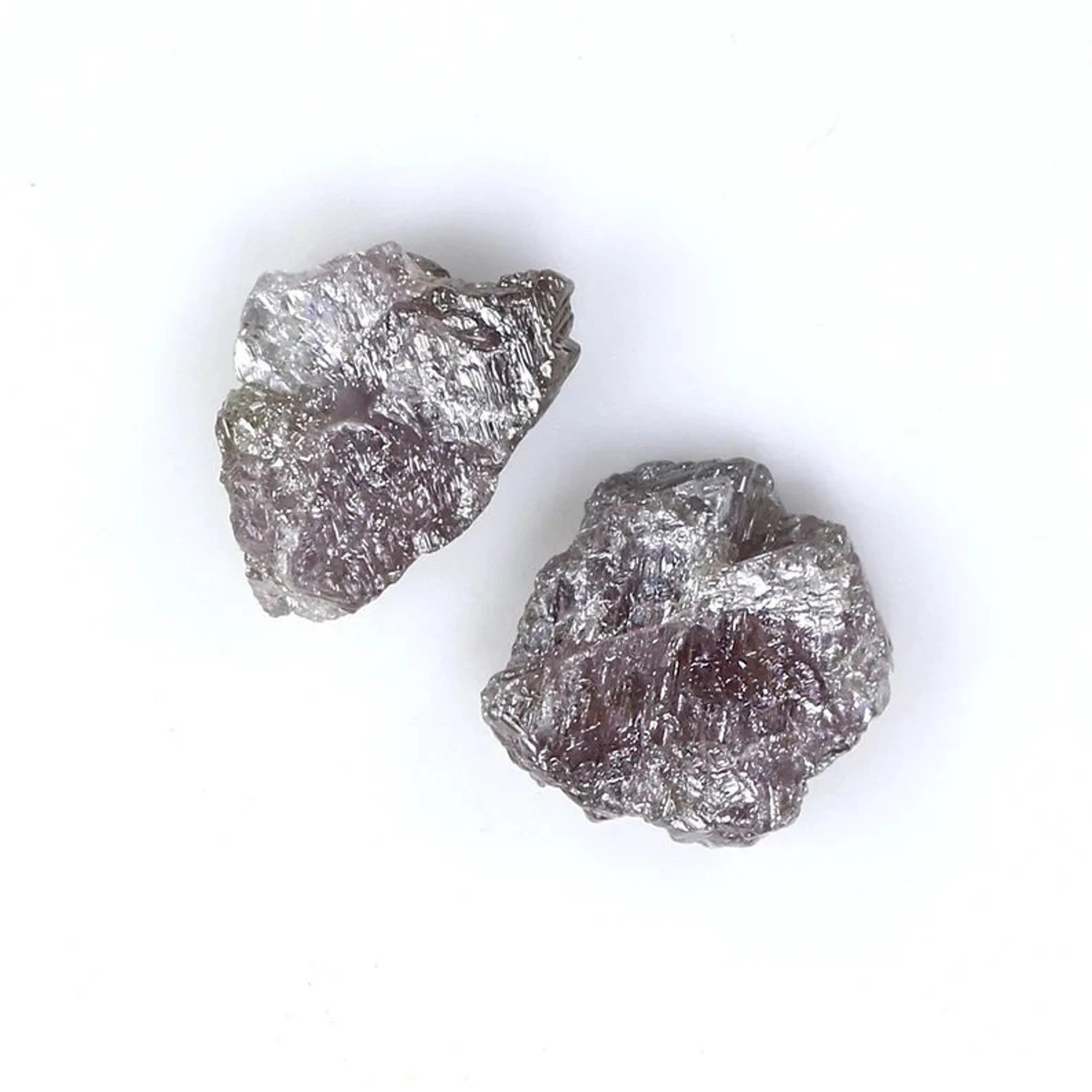 1.77 CT Natural Loose Rough Shape Diamond Pink Color Irregular Diamond 6.90 MM Natural Loose Diamond Pink Color Rough Shape Diamond NQ712