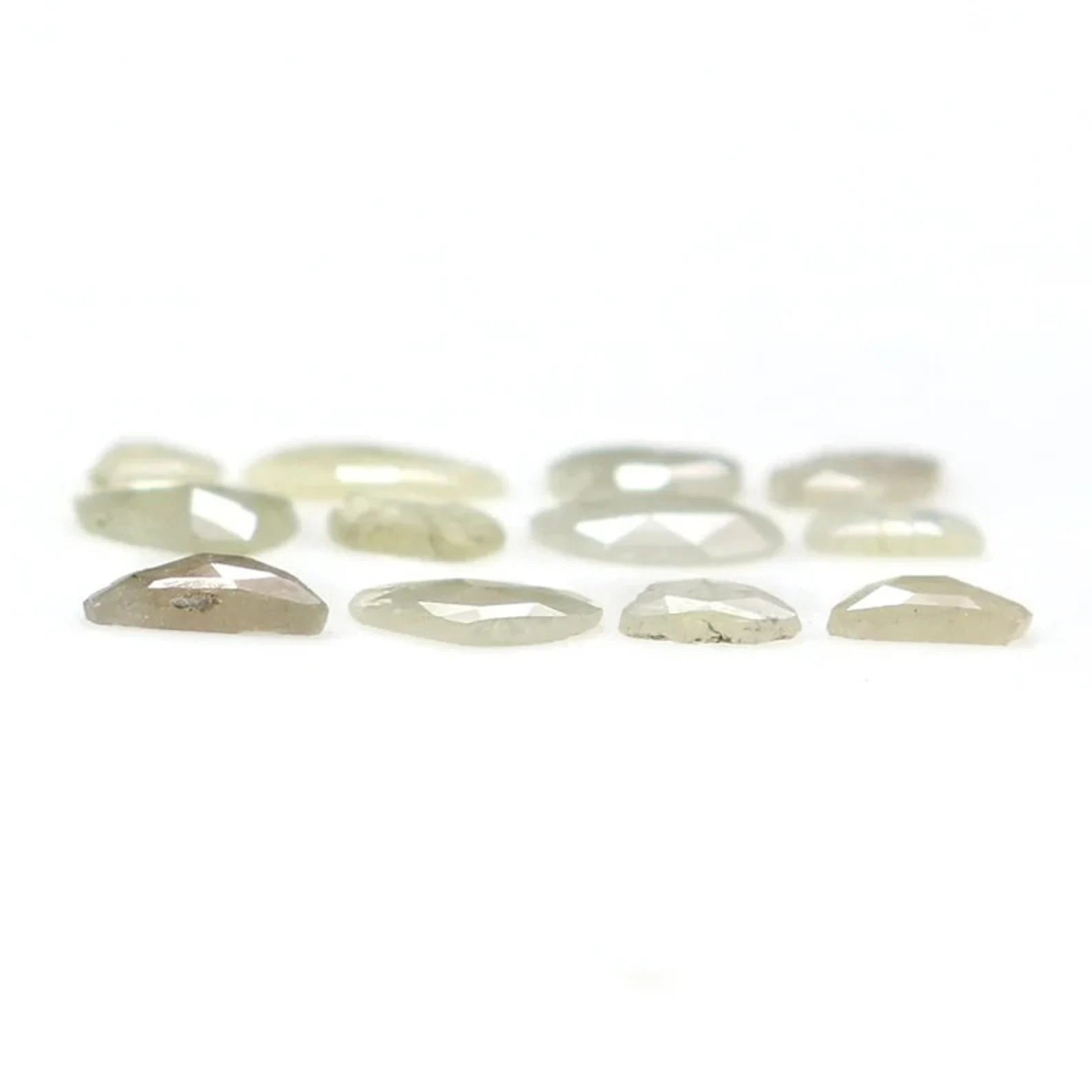 1.04 CT Natural Loose Slice Shape Diamond Grey Color Irregular Cut Diamond 2.80 MM Natural Loose Diamond Slice Shape Rose Cut Diamond NQ2200