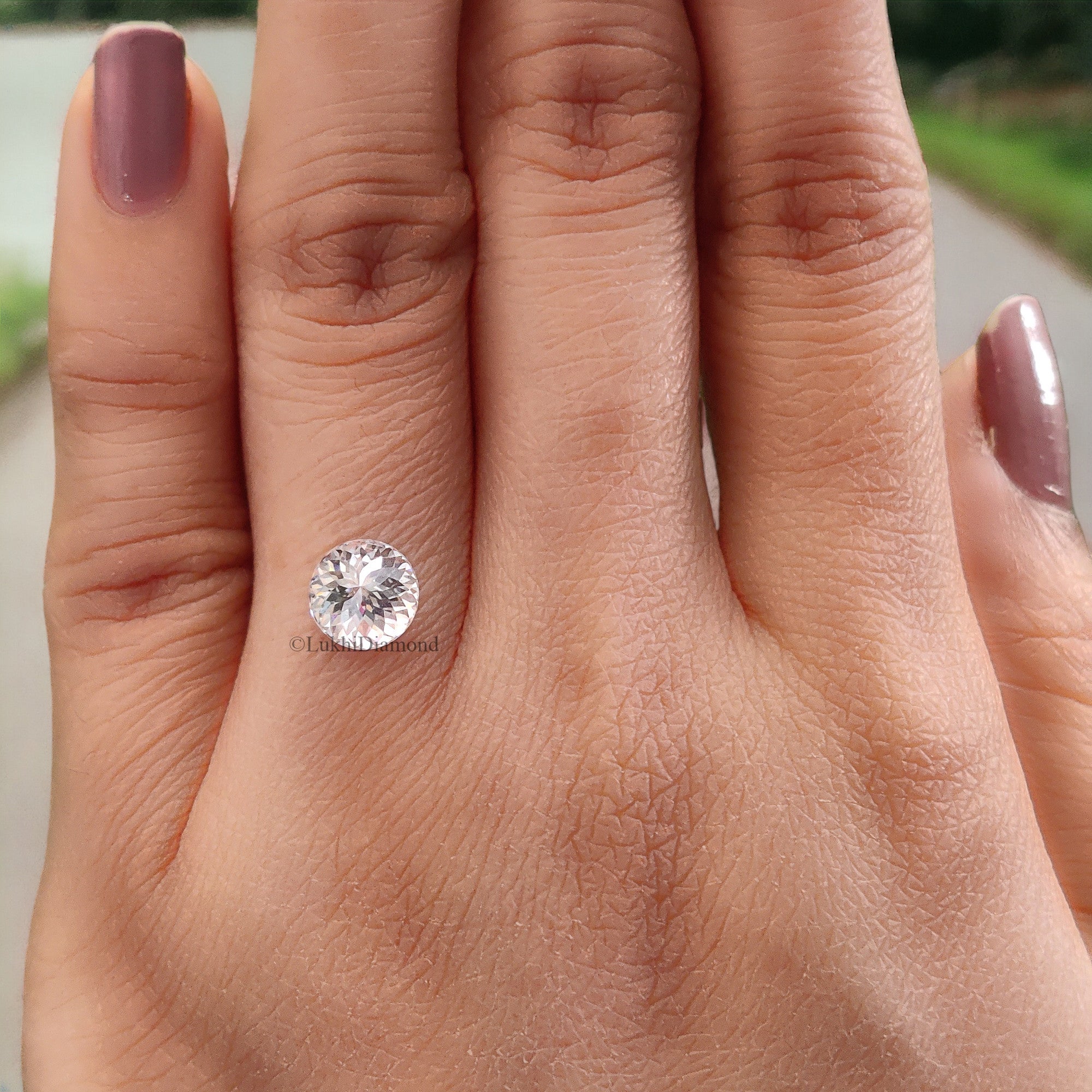 Round Portuguese Cut Loose White Moissanite Stone 6.5,7,8,9,10 MM Vintage Antique Handcrafted Eye Clean Moissanite Engagement Gift Ring Q117