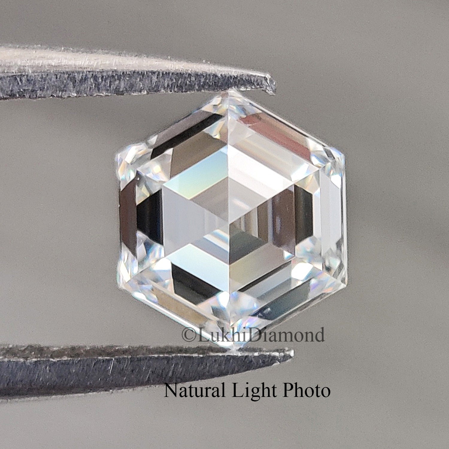 1 CT Hexagon Brilliant Cut Diamond E/F Color VS Clarity Lab Grown Diamond Lab Created Diamond Loose Diamond Hexagon CVD Diamond Q112
