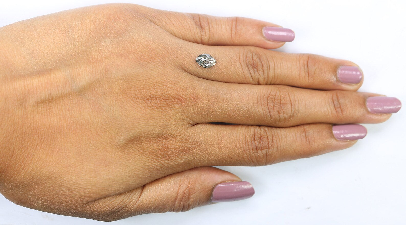 0.65 CT Natural Loose Marquise Shape Diamond Salt And Pepper Diamond 7.80 MM Natural Loose Diamond Black Grey Color Marquise Diamond QN2514