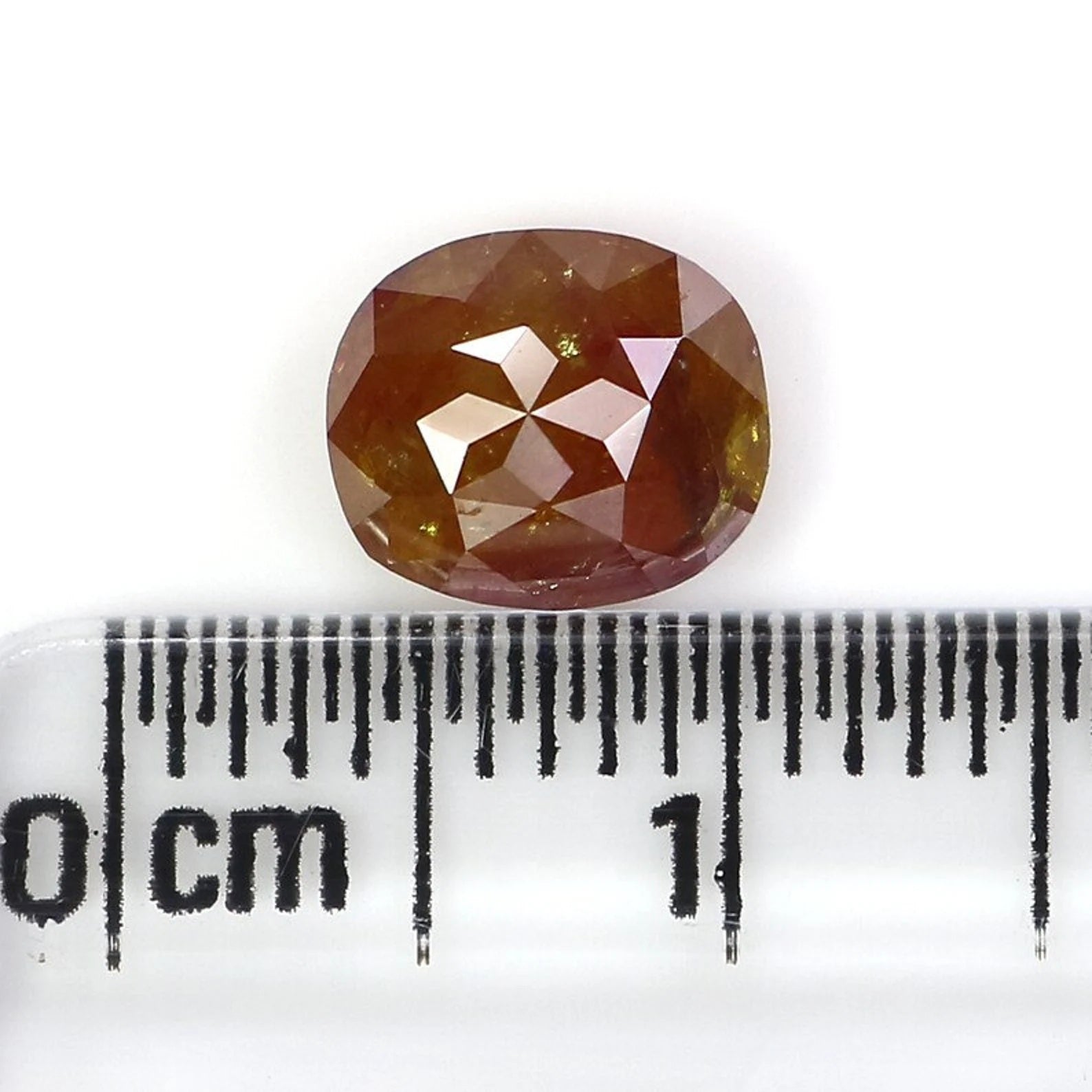 1.31 CT Natural Loose Oval Shape Diamond Brown Color Oval Cut Diamond 7.20 MM Natural Loose Diamond Brown Oval Shape Rose Cut Diamond NQ379
