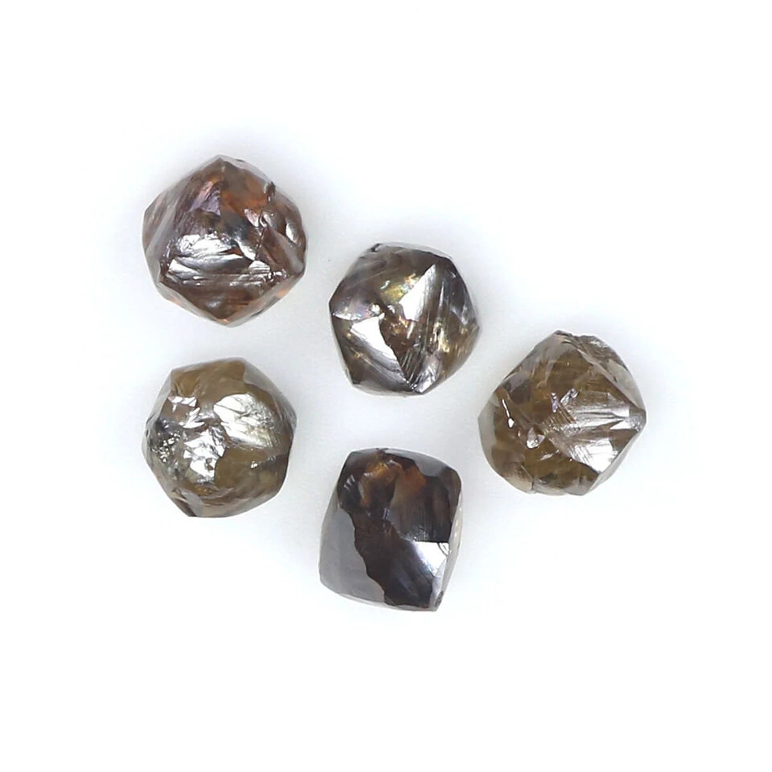 2.27 Ct Natural Loose Rough Diamond Dark Brown Color Rough Diamond 3.80 MM Natural Loose Diamond Brown Color Rough Shape Diamond NQ9035