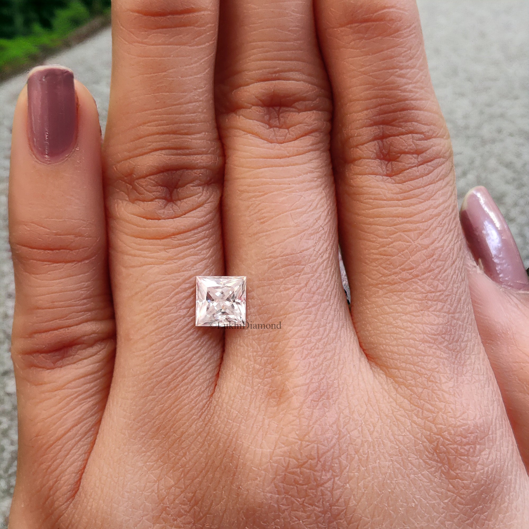 Princess Brilliant Cut Loose White Moissanite Stone 5,6,7,8,9 MM Vintage Antique Handcrafted Eye Clean Moissanite Engagement Gift Ring Q136