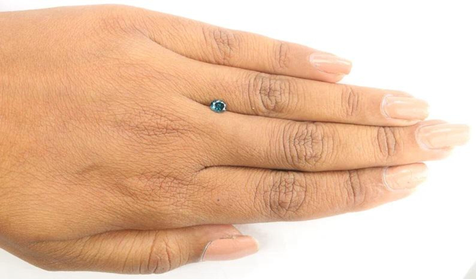 0.37 CT Natural Loose Oval Shape Diamond Blue Color Oval Diamond 4.95 MM Natural Loose Diamond Blue Color Oval Brilliant Cut Diamond NQ1391