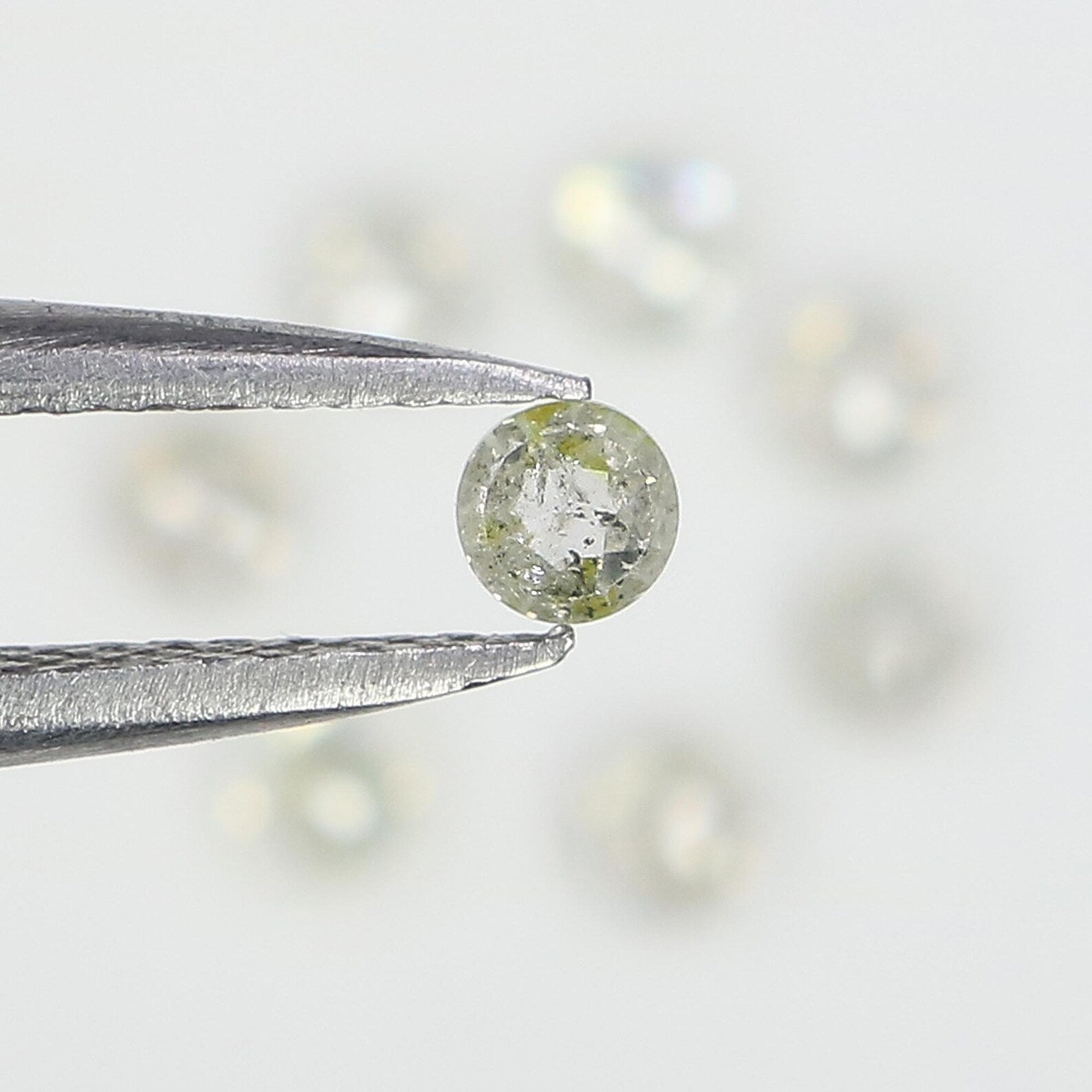 0.97 CT Natural Loose Round Shape Diamond Grey Color Round Diamond 2.80 MM Natural Loose Diamond Grey Color Round Rose Cut Diamond NQ2558