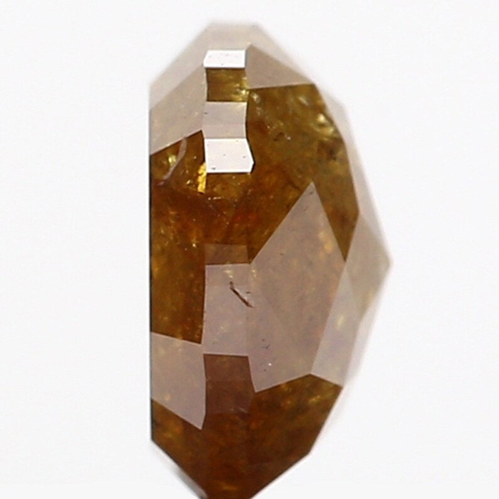 1.08 CT Natural Loose Cushion Shape Diamond Brown Color Cushion Cut Diamond 6.25 MM Natural Loose Diamond Cushion Rose Cut Diamond NQ994