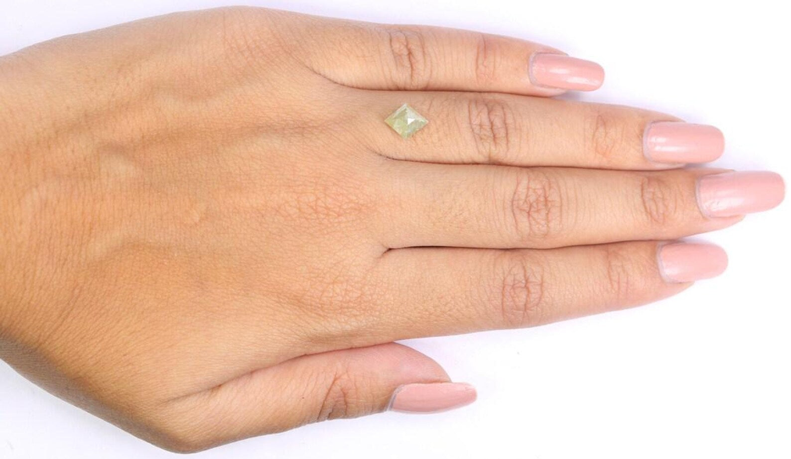 1.17 CT Natural Loose Kite Shape Diamond Yellow Color Kite Cut Diamond 8.60 MM Natural Loose Diamond Gray Color Kite Rose Cut Diamond NQ9184