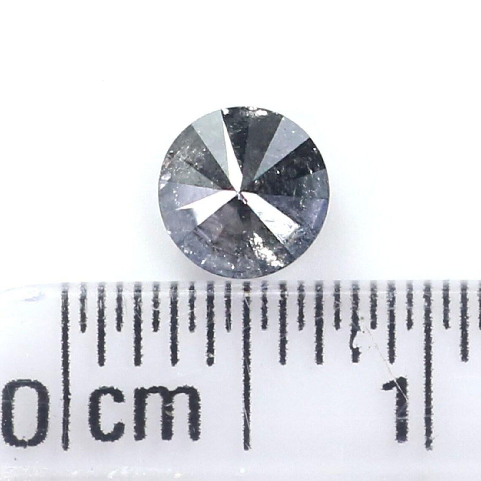 0.52 CT Natural Loose Round Shape Diamond Black Color Round Diamond 4.70 MM Natural Black Color Diamond Round Brilliant Cut Diamond NQ9917