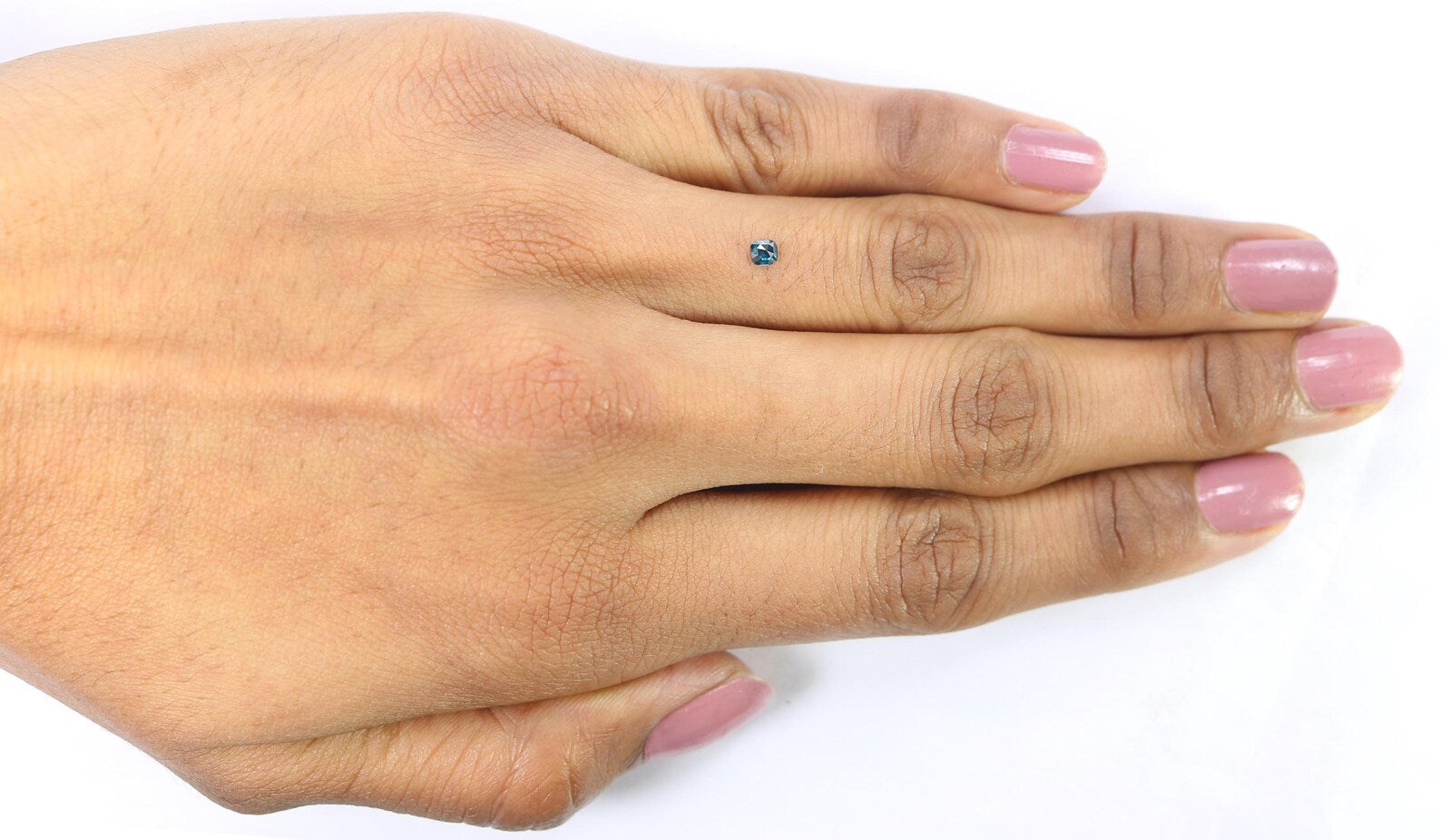 0.12 CT Natural Loose Cushion Shape Diamond Blue Color Cushion Diamond 2.75 MM Natural Diamond Blue Color Cushion Rose Cut Diamond QN2534